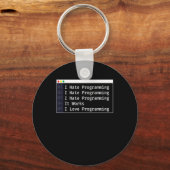 6 Bühnen des Debuggerprogrammierers Schlüsselanhänger (Vorderseite)