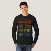6 Bühnen des Debugging-Software-Entwicklers IT Tec T-Shirt (Vorne ganz)