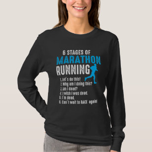 6 Bühnen Marathon Running Runner Triathlon Run T-Shirt