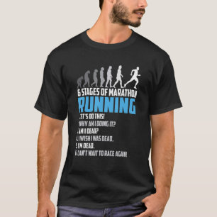 6 Bühnen Marathonlauf für den Finalisten T-Shirt