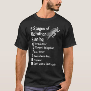 6 Bühnen Marathonlauf T-Shirt