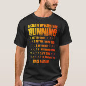 6 Bühnen Marathonlauf T-Shirt (Vorderseite)