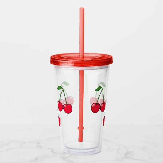 6 cerezas  acryltrinkbecher (Rechts)