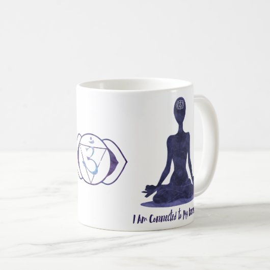 6. Chakra innere Führer-Bestätigung drittes Kaffeetasse (VorderseiteRechts)