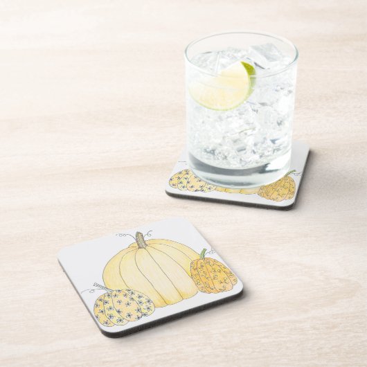 6 Cork Back Untersetzer Pumpkin Trio (Rechte Seite)