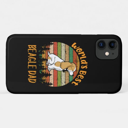 6 Der beste Beagle-Vater der Welt Case-Mate iPhone Hülle (Rückseite (Horizontal))