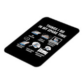 6 Dinge, die ich in meiner Freizeit Cruising Liebh Magnet (Linke Seite)