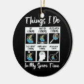 6 Dinge, die ich in meiner Freizeit Fischer Männer Keramik Ornament (Links)