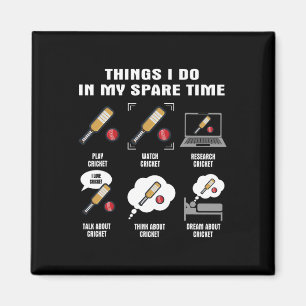 6 Dinge, die ich in meiner Freizeit mache - Cricke Magnet