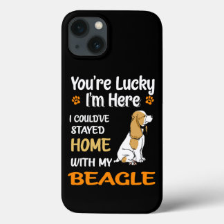 6 Du hast Glück zu Hause mit meinem Beagle Case-Mate iPhone Hülle