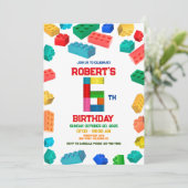 6. Einladung zum Bau, Gebäude Blocks Geburtstag (Stehend Vorderseite)