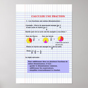 6 eme rechner Fraktion Poster Paper (Matte)