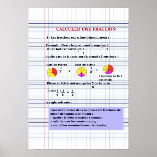 6 eme rechner Fraktion Poster Paper (Matte) (Vorne)