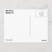 6. Etage Postkarte (Rückseite)