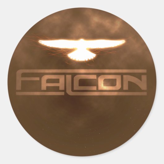 6 Falcon 3" Vinyl Stickers (Vorderseite)