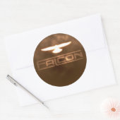 6 Falcon 3" Vinyl Stickers (Umschlag)