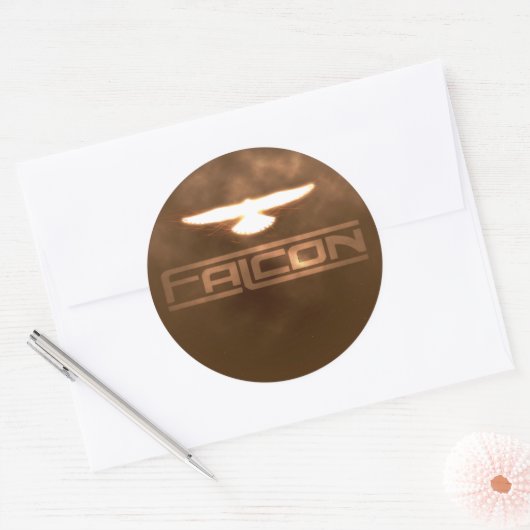 6 Falcon 3" Vinyl Stickers (Umschlag)
