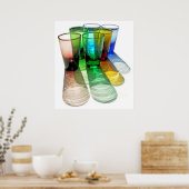 6 Farbige Cocktailbrille - Stil 18 Poster (Küche)