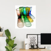 6 Farbige Cocktailbrille - Stil 18 Poster (Heimbüro)