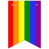 6-farbiges Flag-Banner-Banner LGBT-Party Wimpelkette (Zweite Fahne)