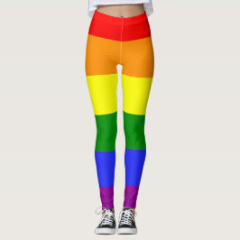6 Farbtöne Flag-Regenbogen-LGBT Leggings