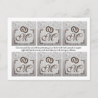 6 Favor Tags Hochzeit Hufeisen auf Holzspitze