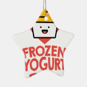 6. Februar - Jogurt-Tag Keramik Ornament (Rechts)