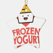 6. Februar - Jogurt-Tag Keramik Ornament (Links)