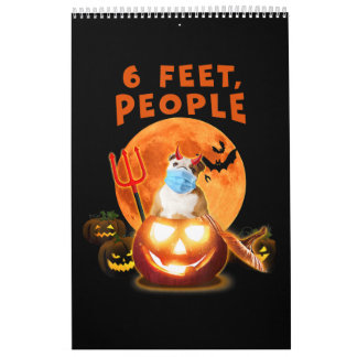6 Feet People Bulldog Dog With Mask Halloween Gift Kalender