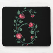 6 Floral 67 Rose Valentines Day Funny Love Matchin Mousepad (Vorne)