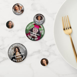 6 Foto Abschluss Inspiration Graduiertenbild Konfetti