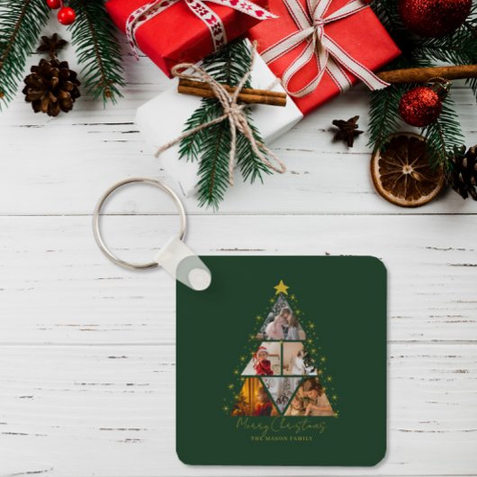 6 Foto Baumform Weihnachtsgeschenk für sie Schlüsselanhänger