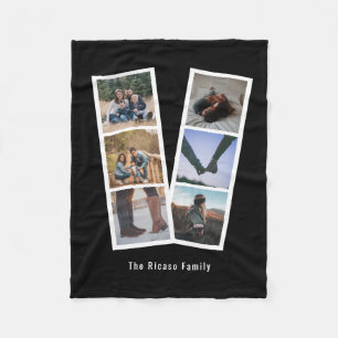 6 Foto Booth Style Personalisiert Fleecedecke
