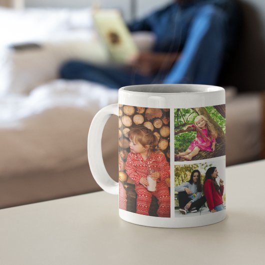 6 Foto Collage Coffee Tasse