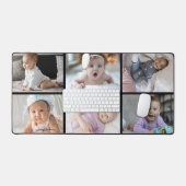 6 Foto Collage Custom Gift Schreibtischunterlage (Tastatur & Maus)