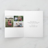 6 Foto Collage Frohe Weihnachten moderne Drehbuch (Innenseite)