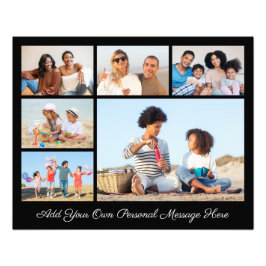 6 Foto Collage Hinzufügen eines Grußwortes Foto Er