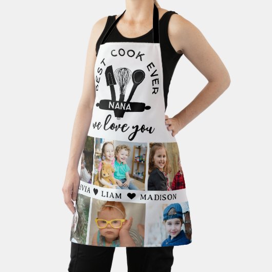 6 Foto Collage Liebe Sie Nana Bester Koch je Schürze (InSitu)