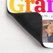 6 Foto Collage Liebe Sie Oma Colorful Modern Mousepad (Ecke)