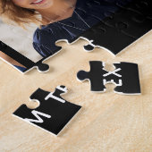 6 Foto-Collage Optionaler Text -- Farbe editierbar Puzzle (Seite)