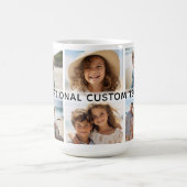 6 Foto-Collage Optionaler Text -- Modern Minimal Kaffeetasse (Mittel)