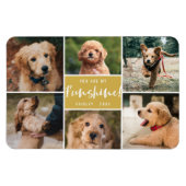 6 Foto Collage Sie sind mein Freund| Gold Magnet (Horizontal)