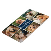 6 Foto Collage Sie sind mein Freund| Navy Magnet (Linke Seite)