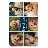 6 Foto Collage Sie sind mein Freund| Navy Magnet (Vertikal)