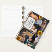 6-Foto-Collage Sonnenblume Denim Tickets Planer (Anzeige)
