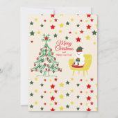 6 Foto Collage Teddy Bär Adortable Niedliche Weihn Karte (Rückseite)