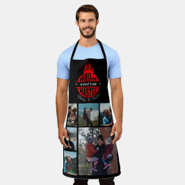 6 Foto Collage Vatertag Grill Master Schürze