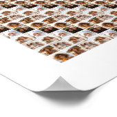 6 Foto-Diagonal-Maximalist-Muster Poster (Ecke)