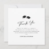 6 Foto Gemeinsamer Abschluss Dankeskarte (Rückseite)