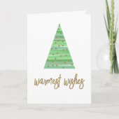 6 Foto - Heiße Wünsche Weihnachtsbaumschmuck Feiertagskarte (Vorderseite)